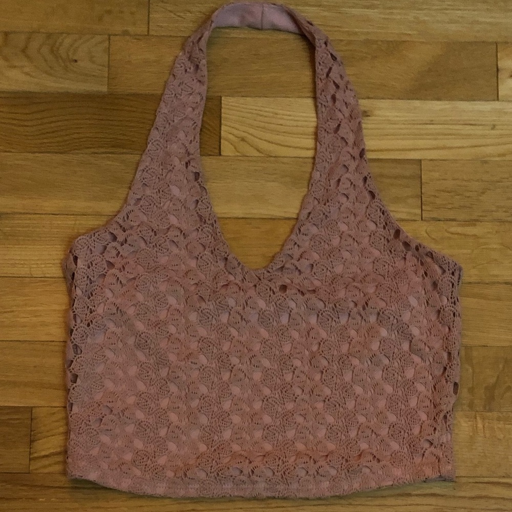 Crochet Halter Crop Top